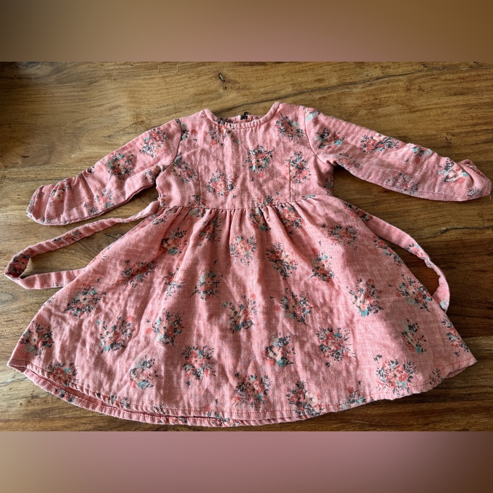 Siaomimi 18 mo textured floral dress.